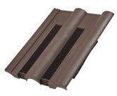 Hambleside Danelaw Brown Double Roman Tile Vent, TV15/3