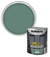 Ronseal 10 Year Weatherproof Wood Paint Satin Sage 750ml