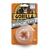 Gorilla Heavy Duty Mounting Tape - Crystal Clear (25mm x 1.5m)