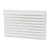 Timloc 9x6 Plastic Internal Louvre Grille Vent White