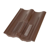 Klober Brown Double Pantile Vent - KG9858-3