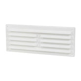 Timloc 9x3 Plastic Internal Louvre Grille Vent Fly Screen White