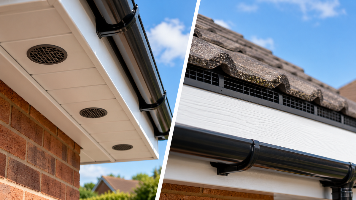 Soffit Vents vs Over-Fascia Vents: What's the Difference?