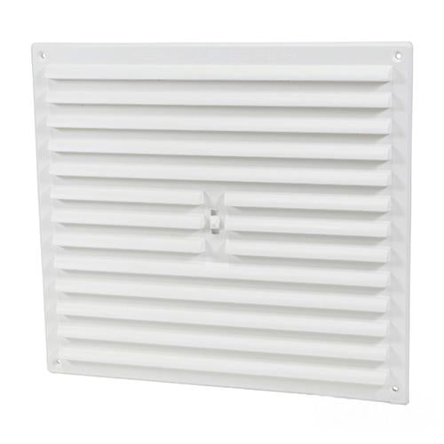 Timloc 9x9 Plastic Internal Hit and Miss Grille Vent White