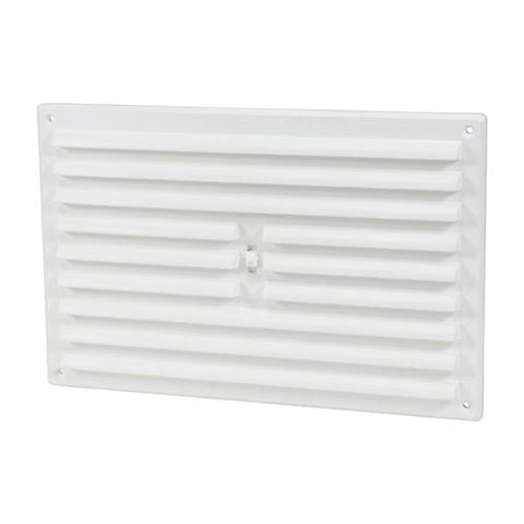 Timloc 9x6 Plastic Internal Hit and Miss Grille Vent White