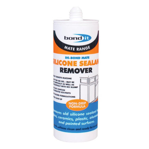 Bond It De-Bond Mate Silicone Sealant Remover Gel - 125ml Amber/Brown
