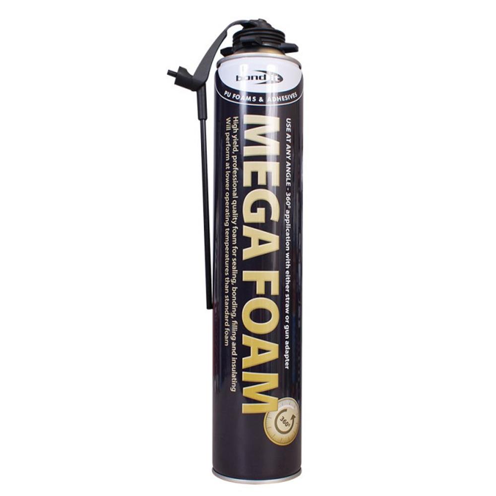 Bond It Mega Foam Gun/Aerosol PU Expanding Foam - Beige 750ml