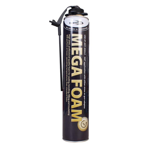 Bond It Mega Foam Gun/Aerosol PU Expanding Foam - Beige 750ml