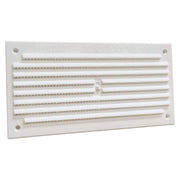 6  x 3 Timloc Internal Plastic Grille & Louvre Vent, White