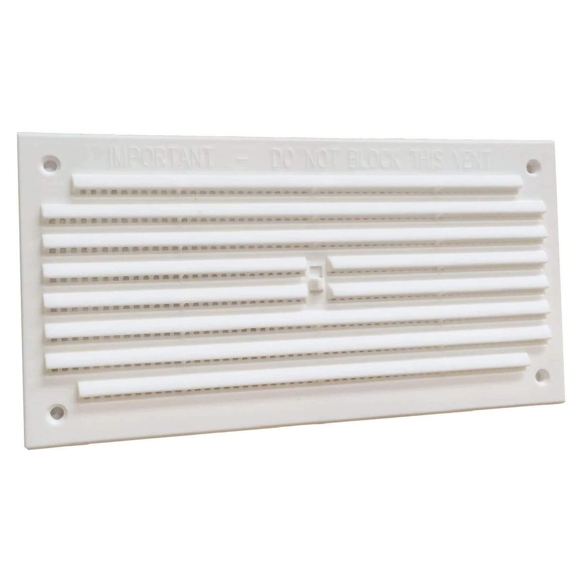 6  x 3 Timloc Internal Plastic Grille & Louvre Vent, White
