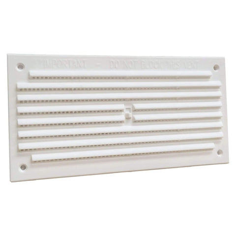6  x 3 Timloc Internal Plastic Grille & Louvre Vent, White