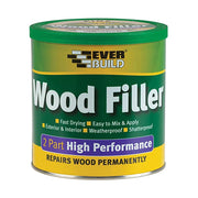 Everbuild 2 Part High Performance Wood Filler Oak 1.4kg