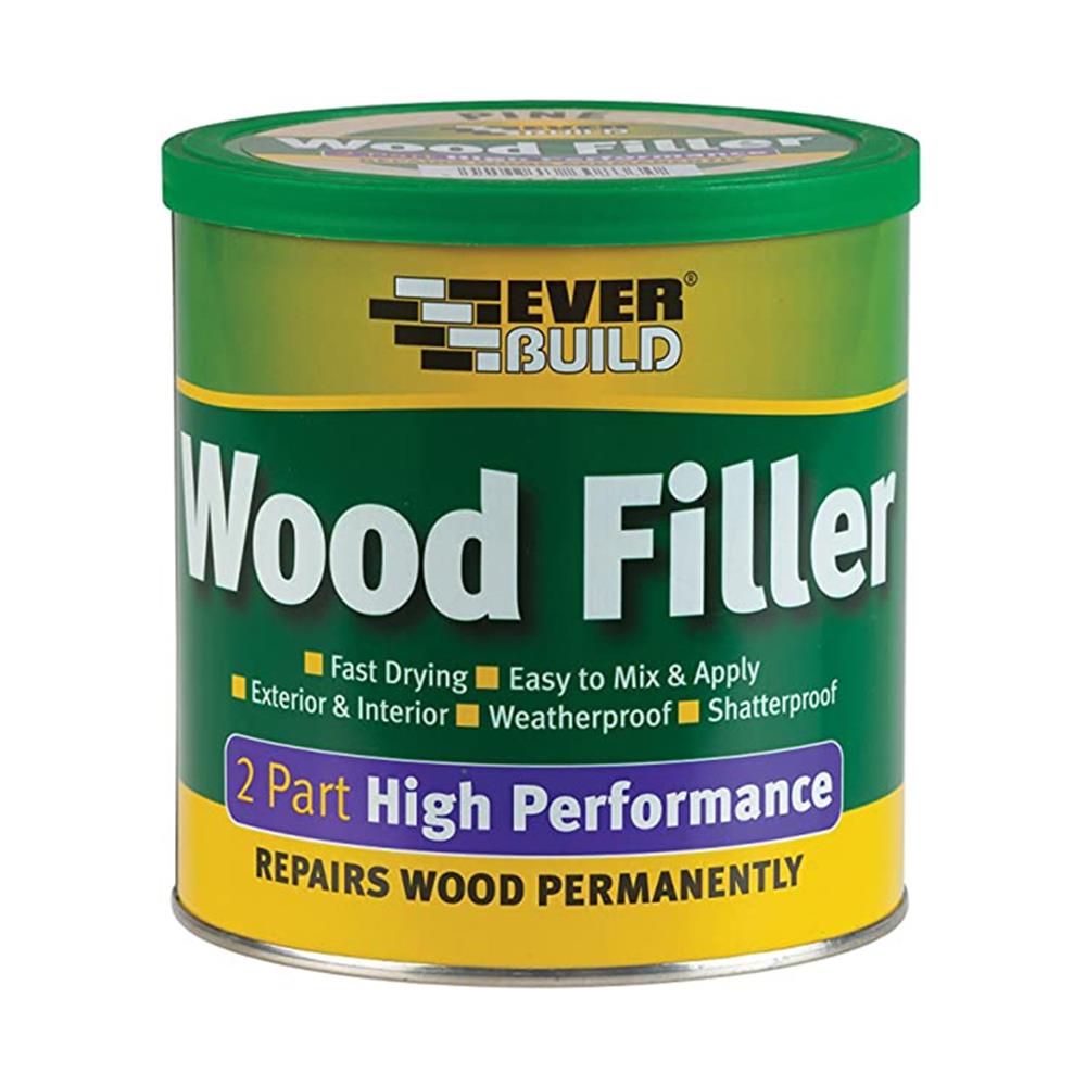 Everbuild 2 Part High Performance Wood Filler Oak 1.4kg