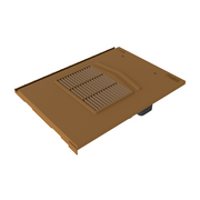 Timloc Brown Flat Edge Roof Tile Vent