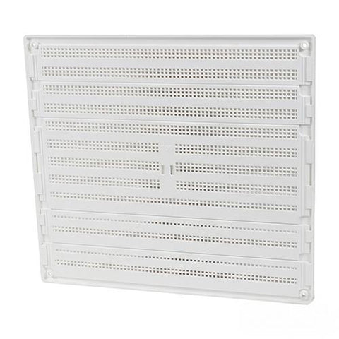 Timloc 9x9 Plastic Internal Hit and Miss Grille Vent White