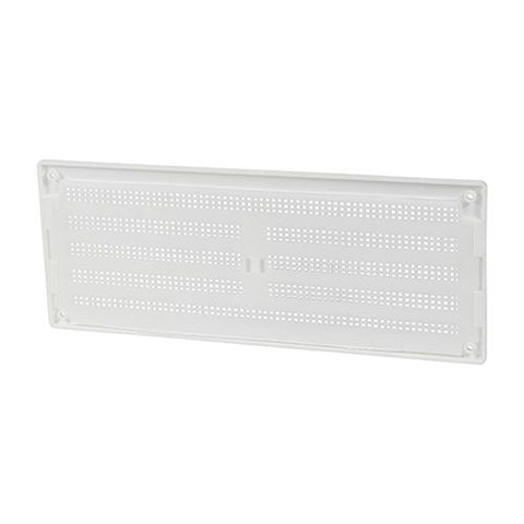 Timloc 9x3 Plastic Internal Louvre Grille Vent Fly Screen White