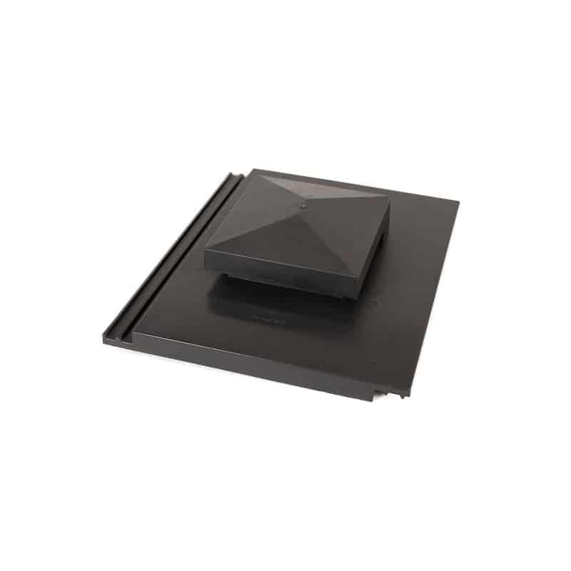 Klober Slate Grey Tile Vent for Redland Stonewold Mark II, KG6083