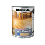 Ronseal Diamond Hard Floor Varnish - Clear Satin 5L