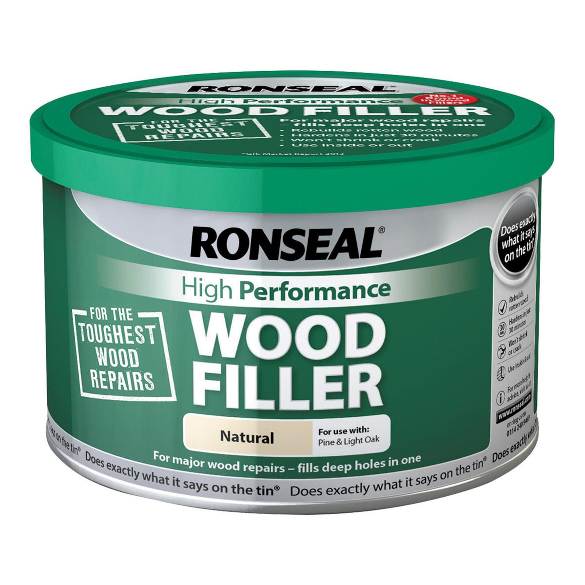 Ronseal High-Performance Natural Wood Filler 275g