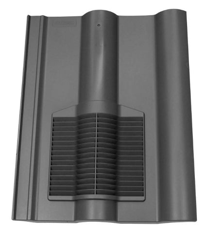 Klober Grey Double Roman Roof Tile Vent - KG9857-3