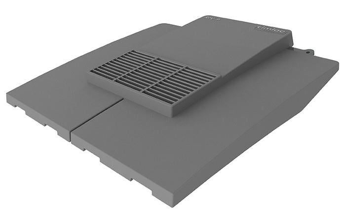 Timloc Grey Plain Tile Vent