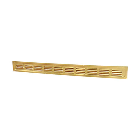 Timloc Return Air Grille 1226BA - 25.2 x 2" Brass Anodised
