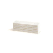 White Timloc Plastic Airbrick