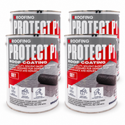 Protect P1 Grey Roof Coating 20kg (4 × 5kg Tins) – Fibre Reinforced