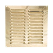 Timloc 9x9 Brass Internal Metal Grille & Louvre Vent