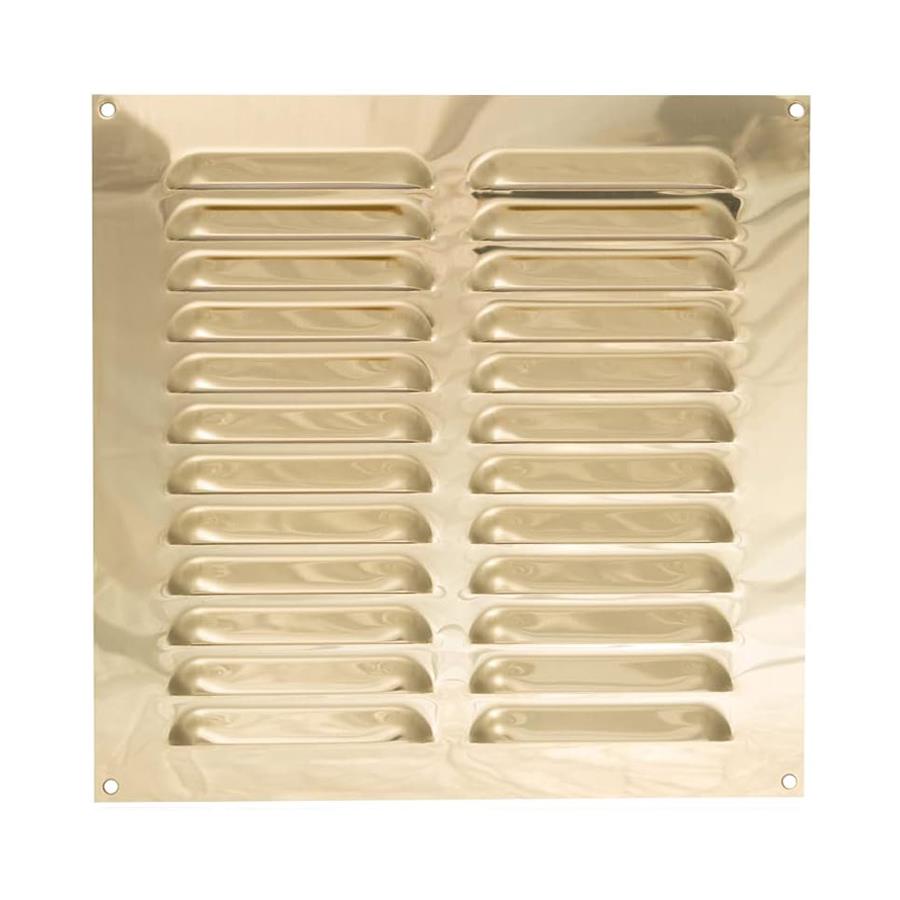 Timloc 9x9 Brass Internal Metal Grille & Louvre Vent