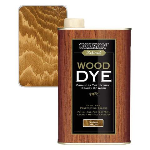 Colron Refined Wood Dye Jacobean Dark Oak 500ml