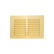 Timloc 9x 6 Brass Anodised Internal Metal Grille & Louvre Vent