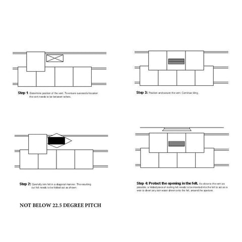 Ulti-Mate Stonewold MkII Roof Tile Vent - Brown