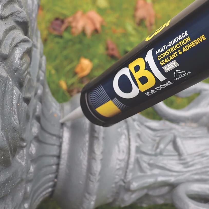 Bostik OB1 Sealant & Adhesive Grey 290ml