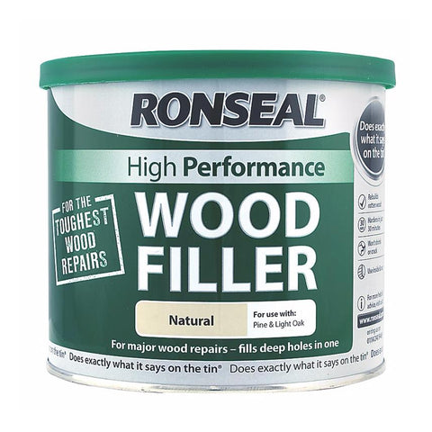 Ronseal High-Performance Wood Filler Natural 550g