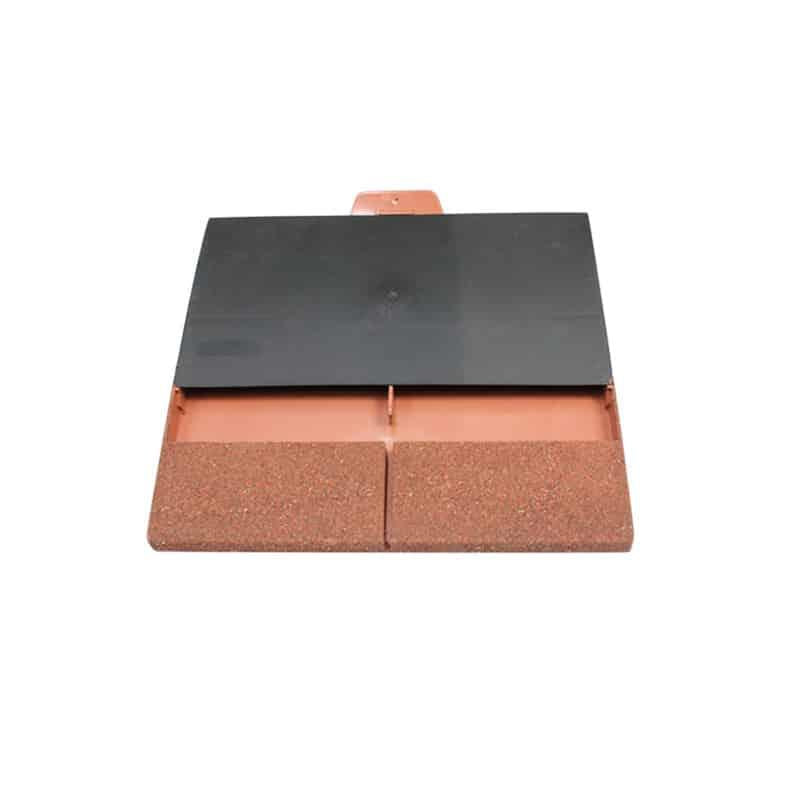 Klober Hedgerow Brown Uni-Plain Tile Vent, KG9918