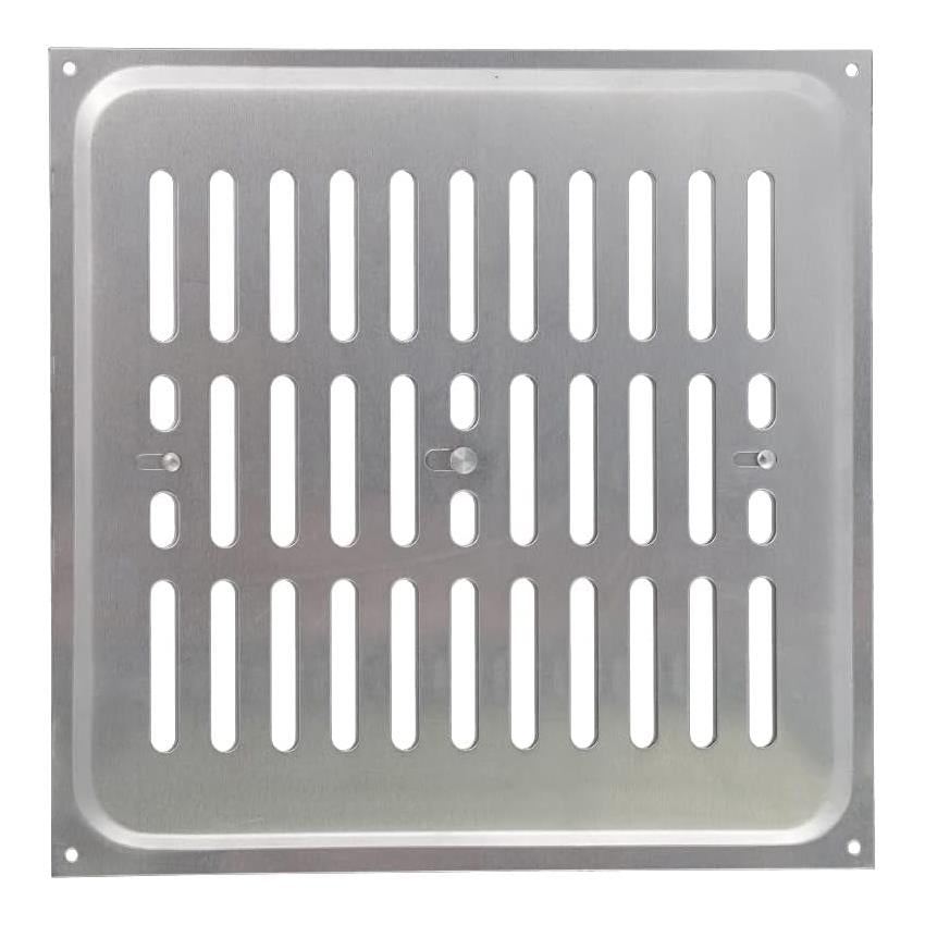 Timloc 9 x 9 Aluminium Internal Metal Hit & Miss Grille & Louvre Vent