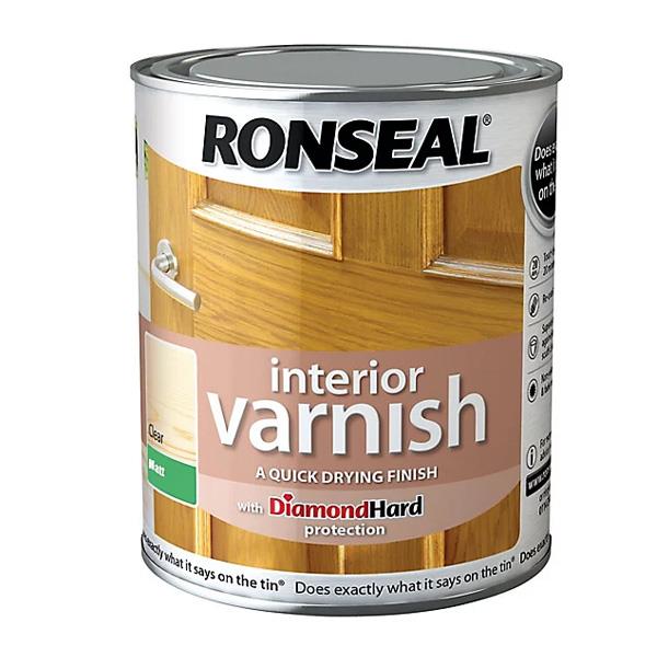 Ronseal Interior Varnish Clear Matt 750ml