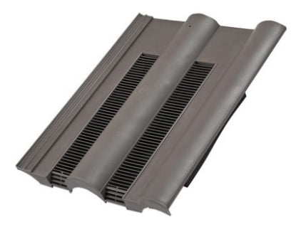 Hambleside Danelaw Slate Grey Double Roman Tile Vent, TV15/3