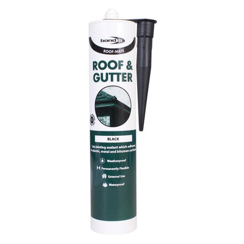 Bond It Roof-Mate Roof & Gutter Sealant Black EU3 285ml