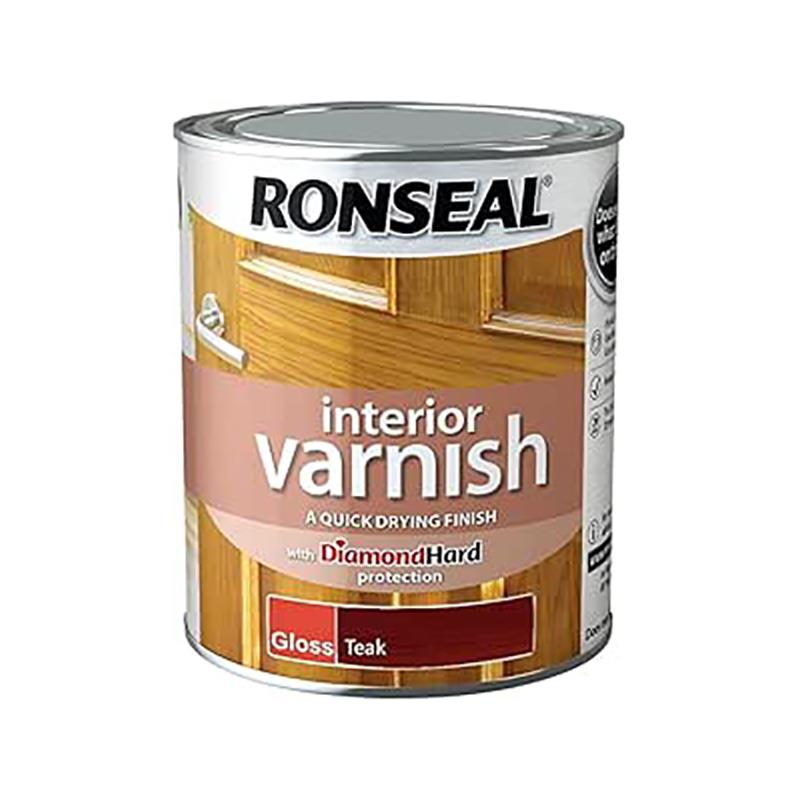 Ronseal Interior Varnish Teak Gloss 750ml