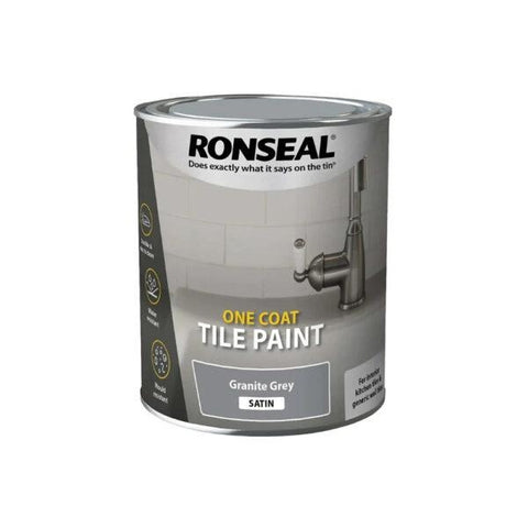 Ronseal One Coat Water-Based Tile Paint Satin 750ml