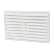Timloc 9x6 Plastic Internal Louvre Grille Vent Fly Screen White