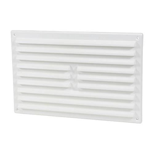 Timloc 9x6 Plastic Internal Louvre Grille Vent Fly Screen White
