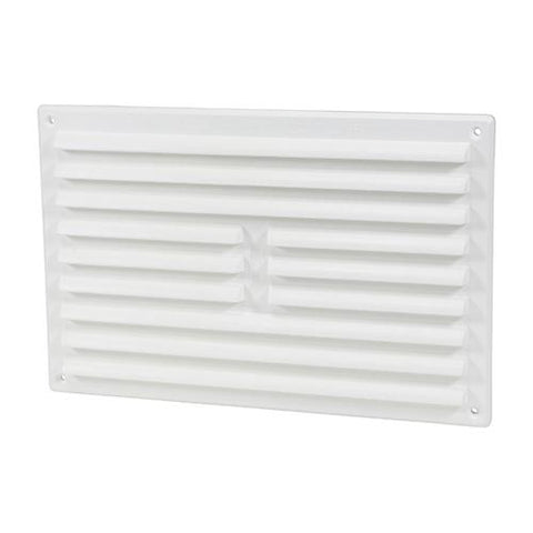 Timloc 9x6 Plastic Internal Louvre Grille Vent Fly Screen White