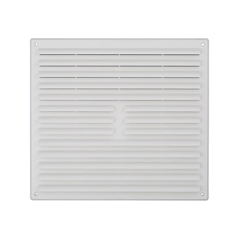 Timloc 9x9 Plastic Internal Louvre Grille Vent White