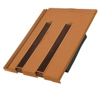 Hambleside Danelaw Terracotta TV15/1 Flush Fitting Tile Vent