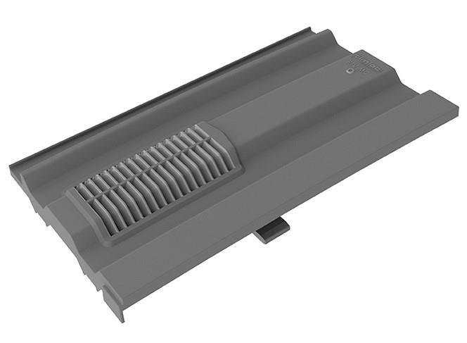 Timloc Grey Mini Castellated Tile Vent