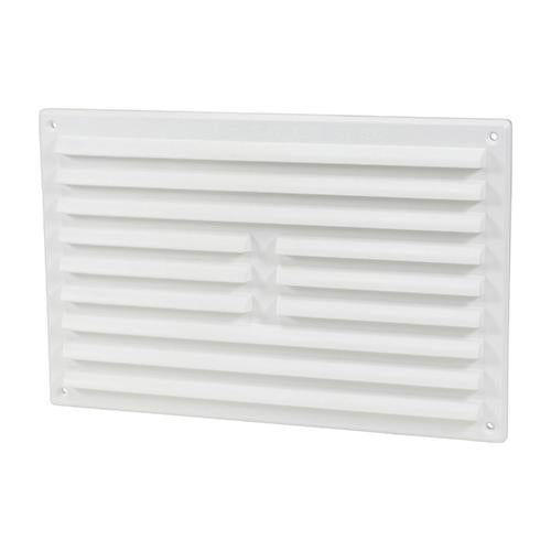 Timloc 9x6 Plastic Internal Louvre Grille Vent White