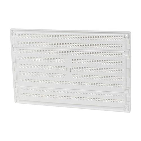 Timloc 9x6 Plastic Internal Hit and Miss Grille Vent White